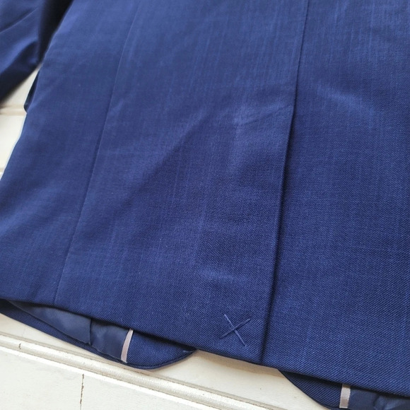 Jewels & Gents 100% Polyester Boys Dress Coat Suit Blazer Blue Formal Sz 6 - Picture 12 of 12
